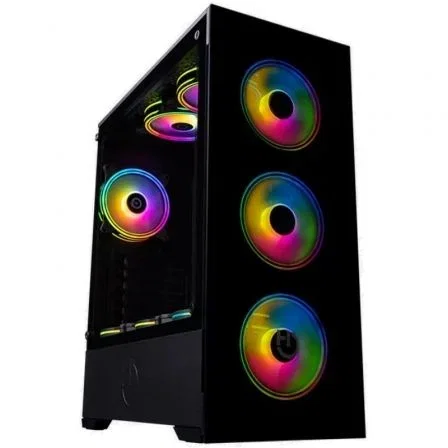 Hiditec Caja Gaming Semitorre Z20 Aura con Iluminación ARGB y Cristal Templado Hiditec Caja Gaming Semitorre Z20 Aura con Iluminación ARGB y Cristal Templado
